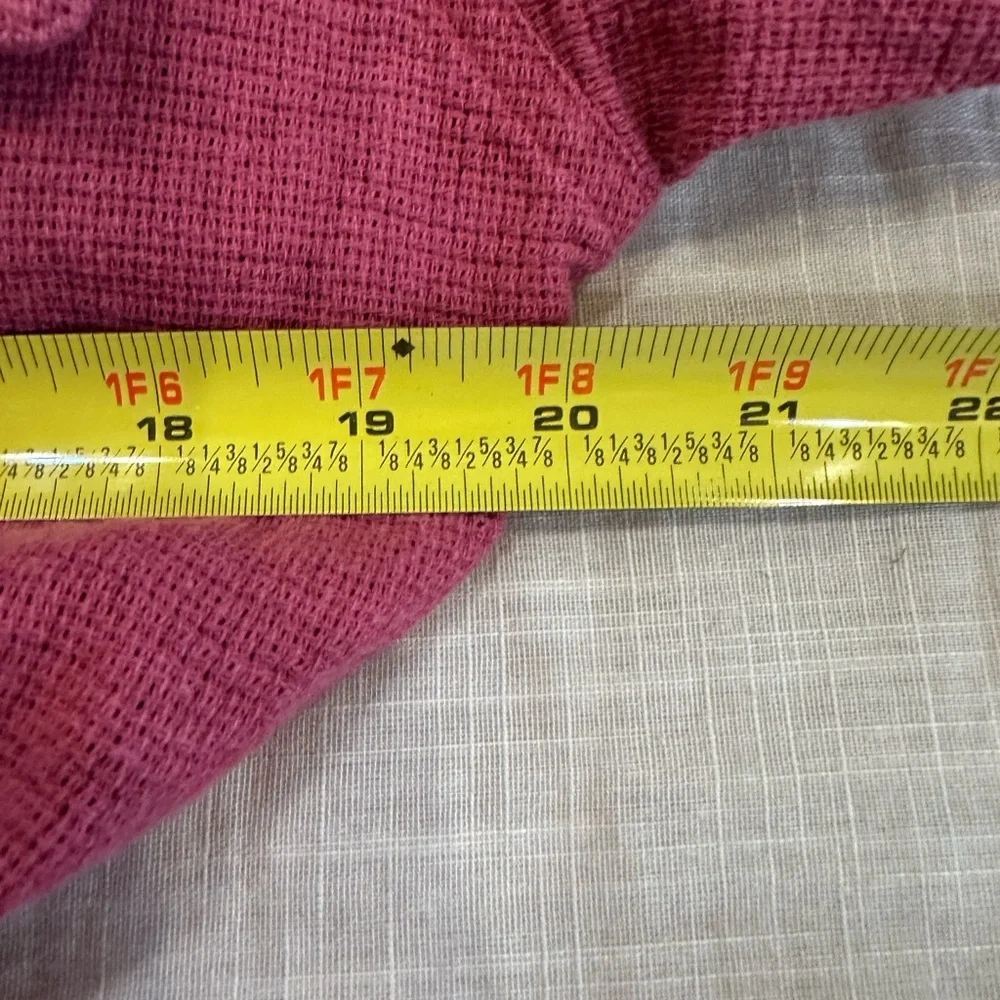 LL Bean‎ Pink Button Up Dress Belted